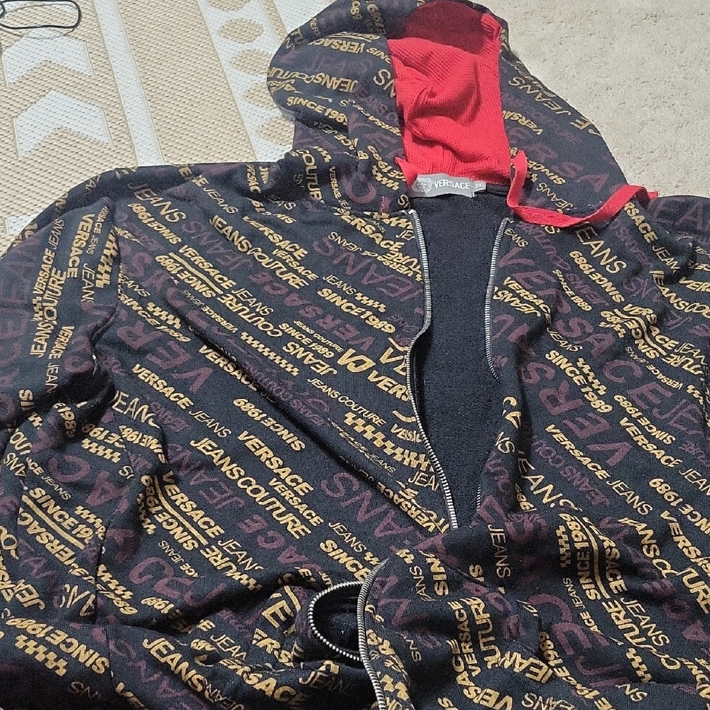 Versace Black and Gold Men's Jacket